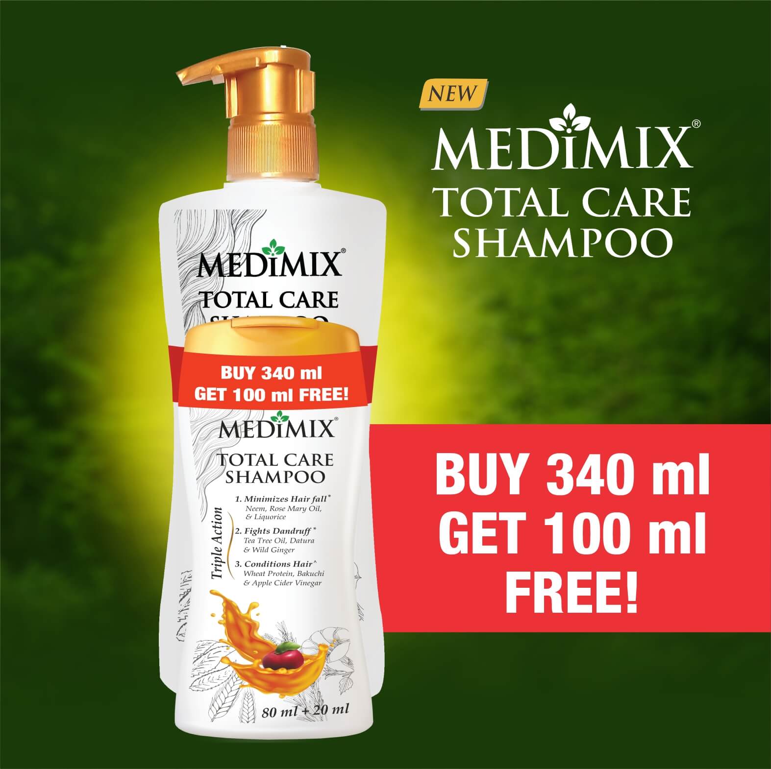 Total Care Shampoo - Sachet - 5ml - Buy 3 Get 1 Free